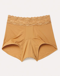 Joyja Emily period-proof panty in color Sand Dry and shape shortie