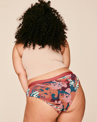 Joyja Cindy period-proof panty in color Wild Heart C01 and shape cheeky