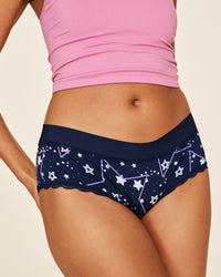 Joyja Olivia period-proof panty in color Seeing Stars C01 and shape hipster