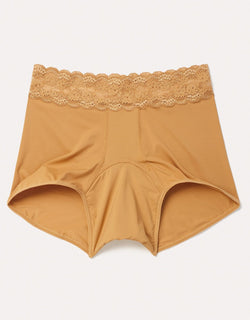 Joyja Emily period-proof panty in color Sand Dry and shape shortie