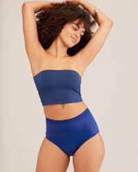 Joyja Jess period-proof panty in color Sodalite Blue and shape high waisted