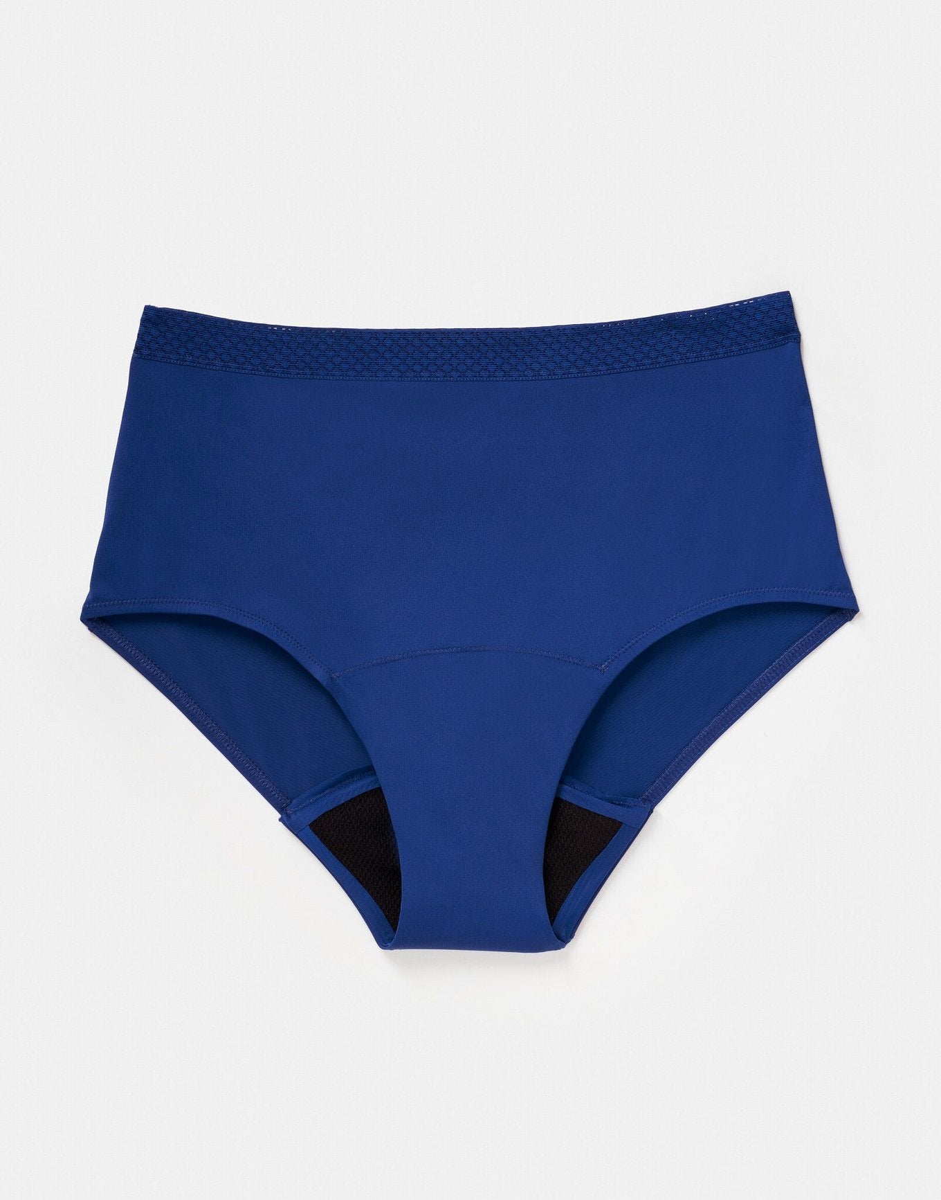 Joyja Jess period-proof panty in color Sodalite Blue and shape high waisted