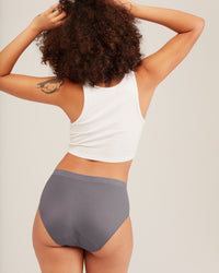 Joyja Madison period-proof panty in color Excalibur and shape midi brief
