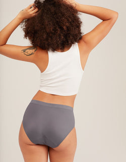 Joyja Madison period-proof panty in color Excalibur and shape midi brief