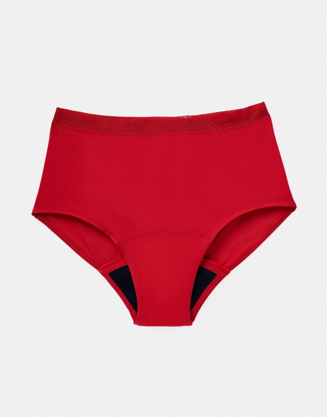 Joyja Jess period-proof panty in color Barbados Cherry and shape high waisted