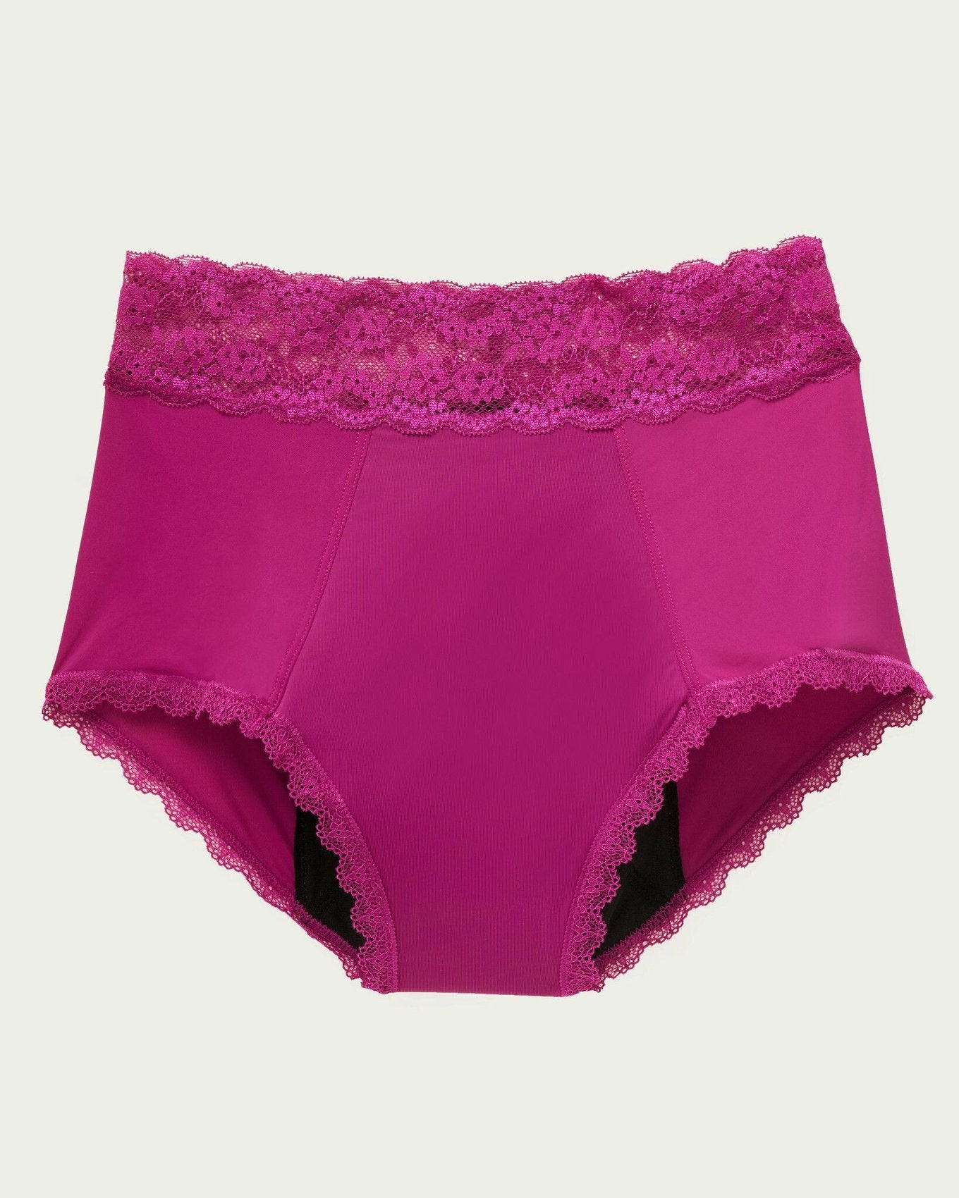 Joyja Amelia period-proof panty in color Festival Fuchsia and shape high waisted