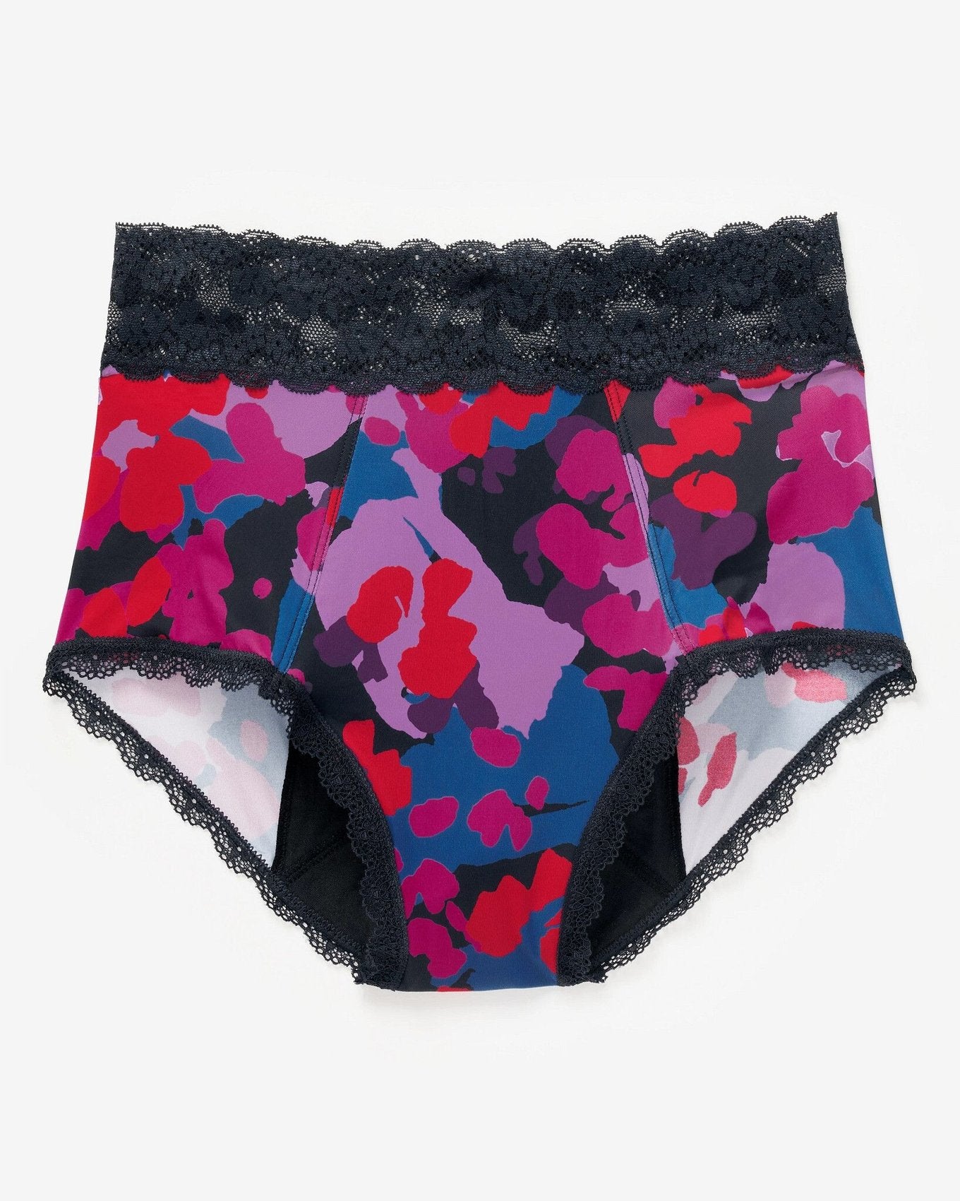 Joyja Amelia period-proof panty in color Camouflower C02 and shape high waisted