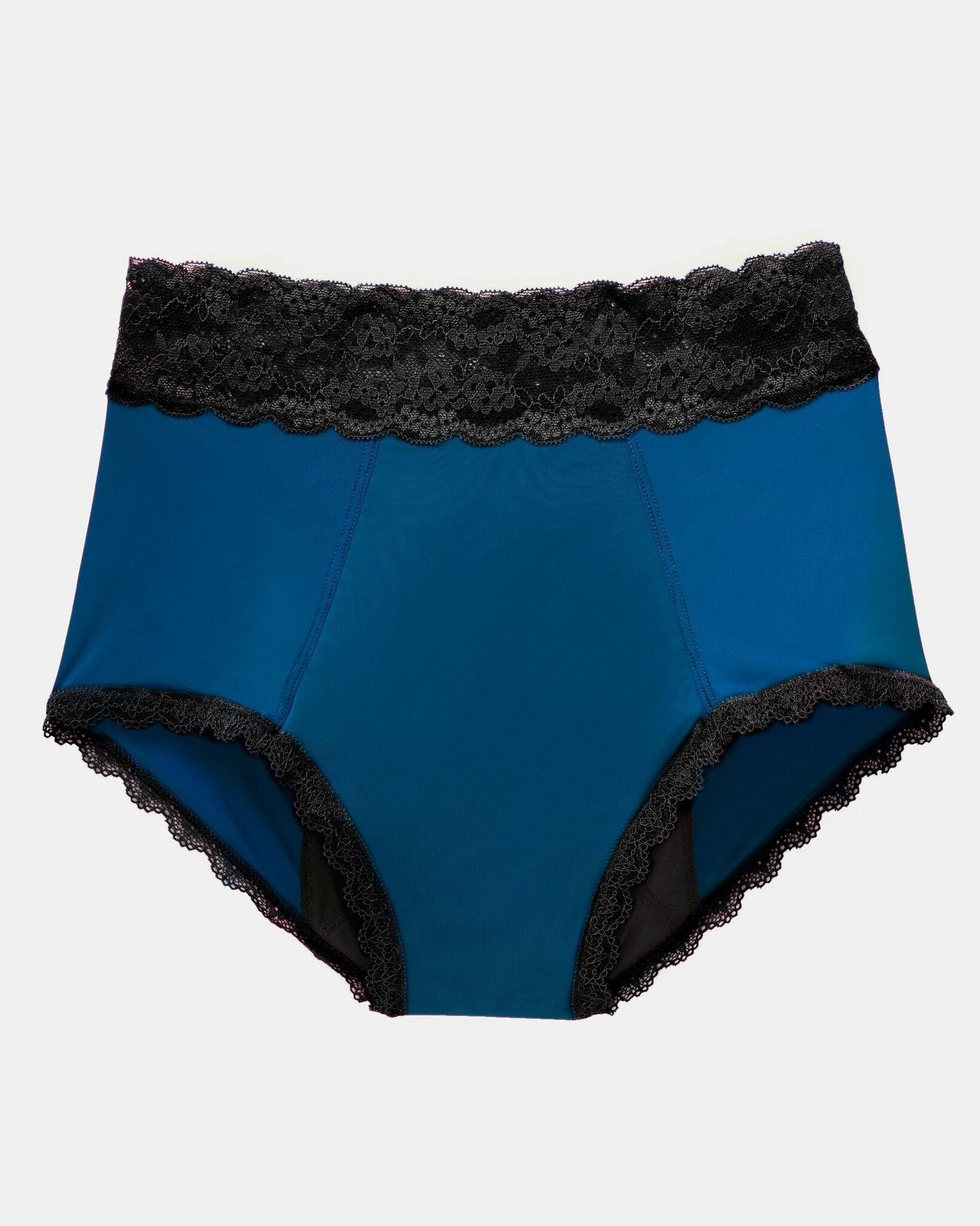 Joyja Amelia period-proof panty in color Classic Blue and shape high waisted