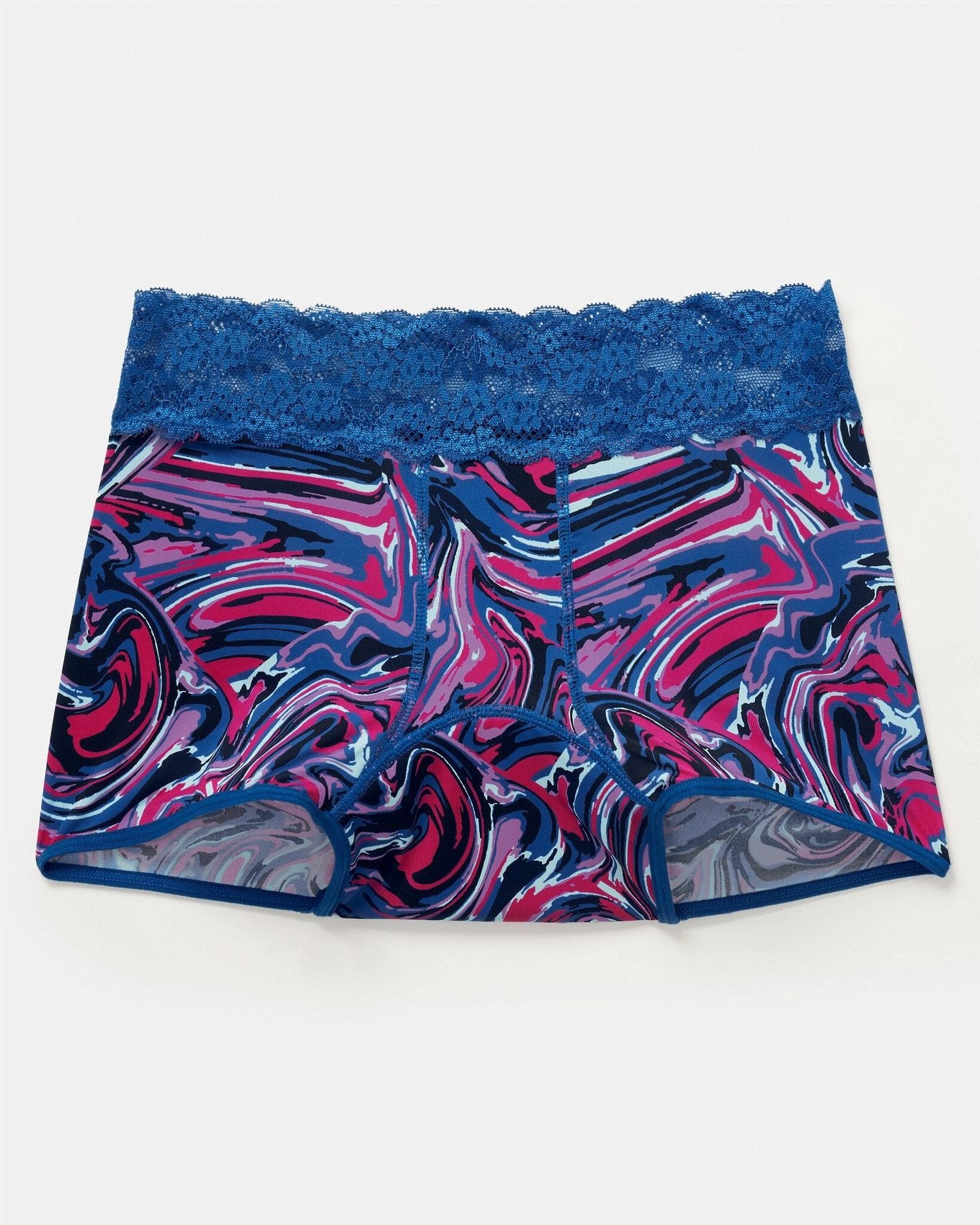 Joyja Emily period-proof panty in color Marbled C01 and shape shortie