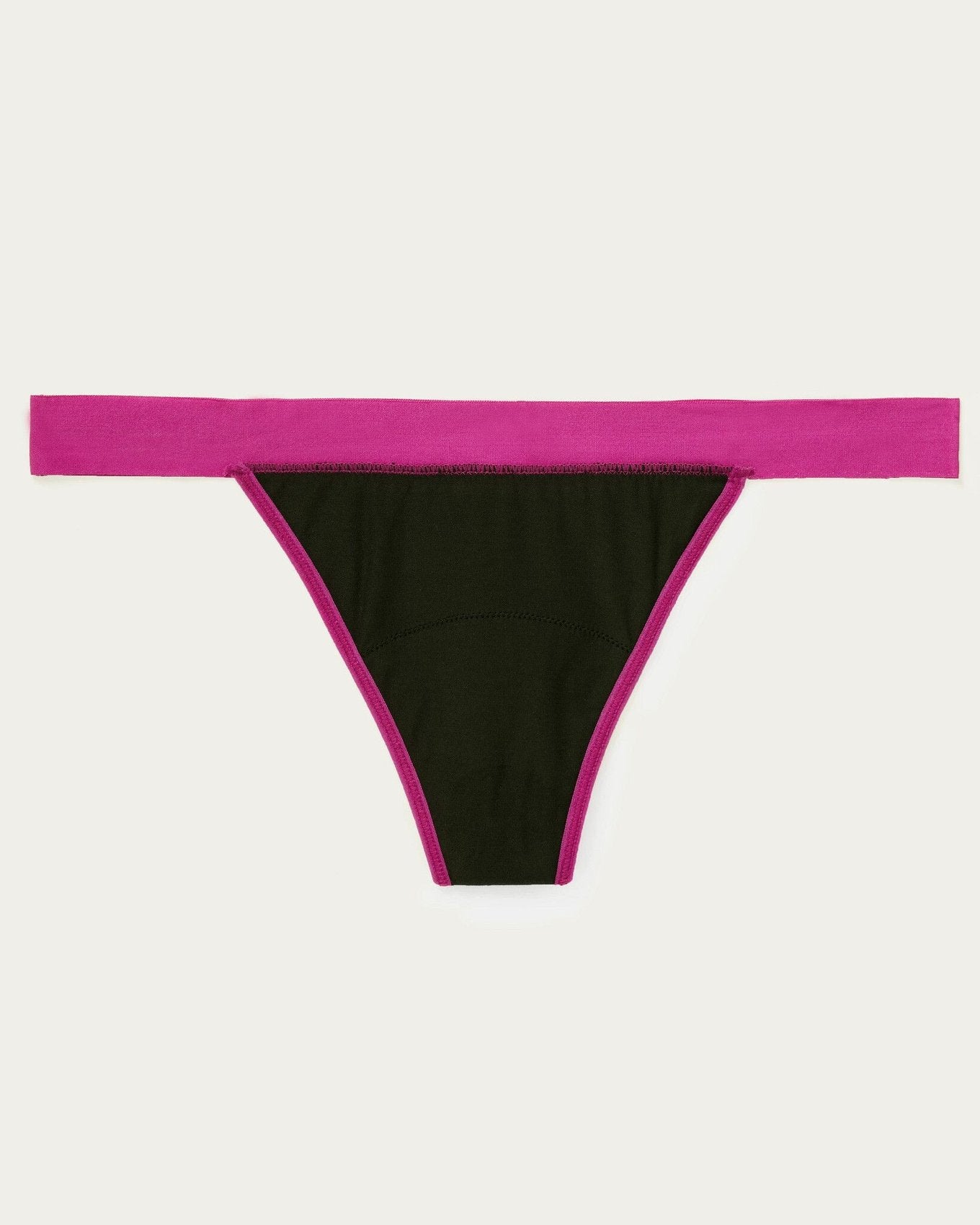 Joyja Leah period-proof panty in color Festival Fuchsia and shape thong
