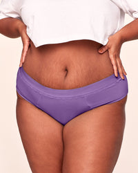 Joyja Cindy period-proof panty in color Amethyst Orchid and shape cheeky