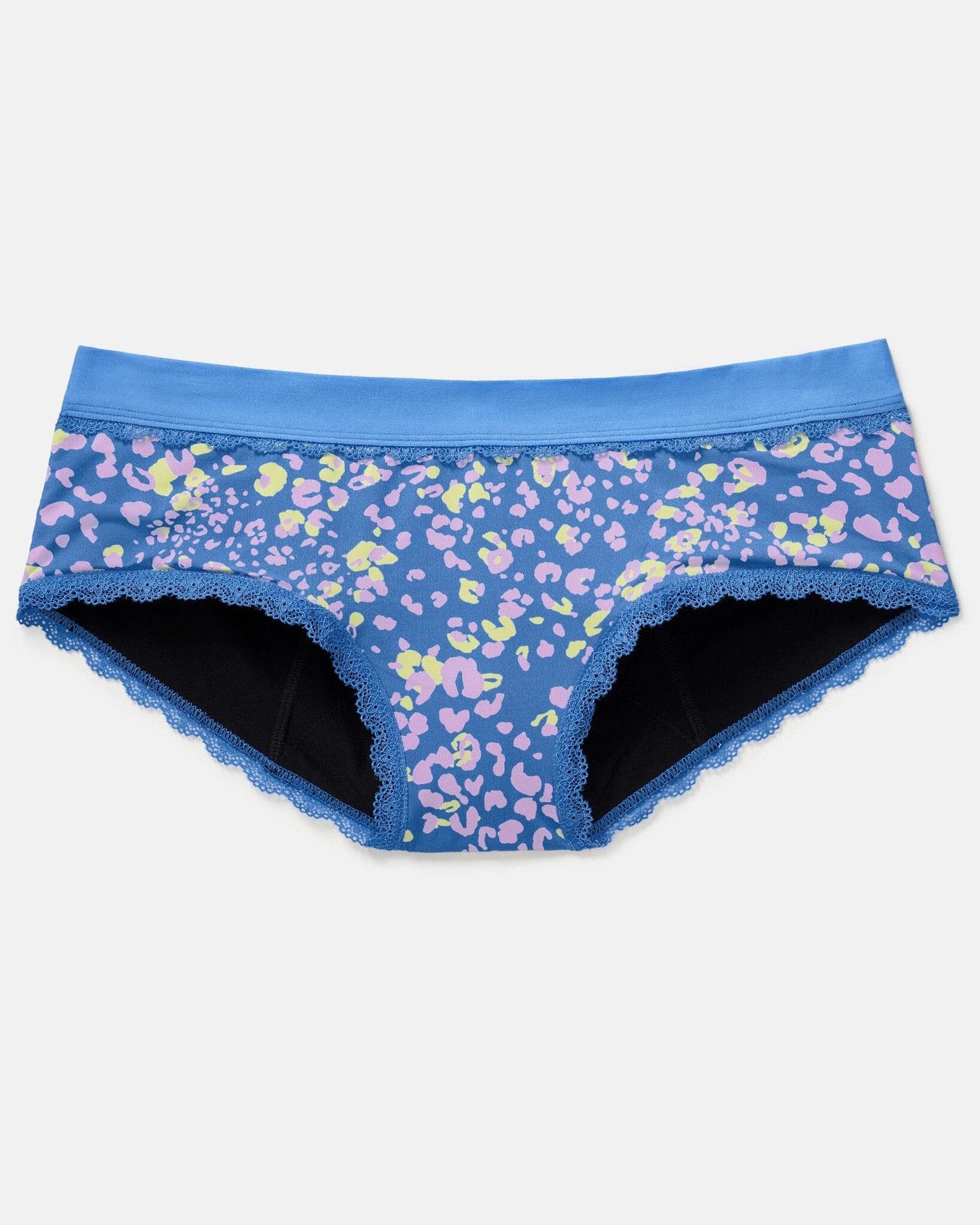 Joyja Olivia period-proof panty in color Jungle Confetti C01 and shape hipster