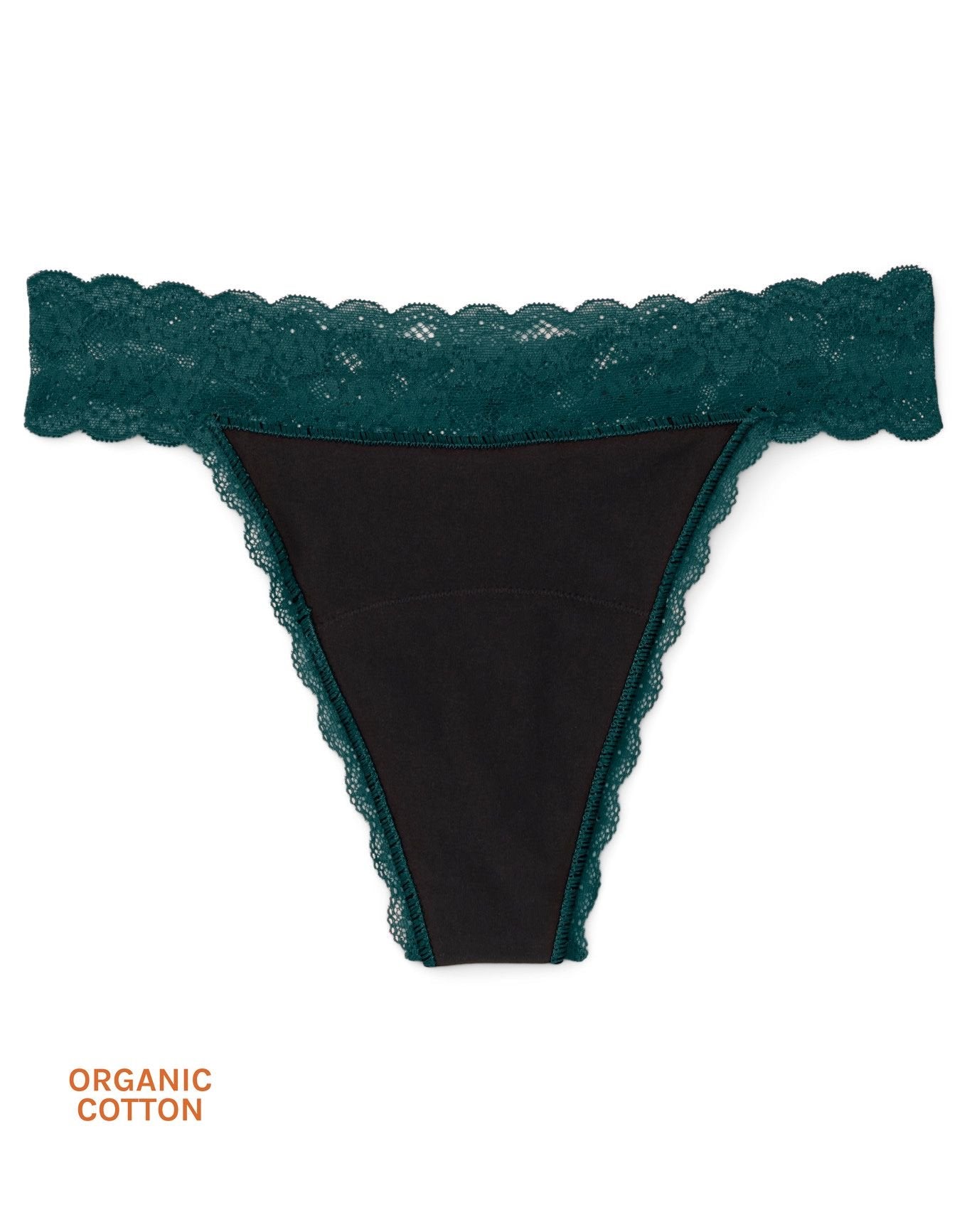 Joyja Lily period-proof panty in color Ponderosa Pine and shape thong