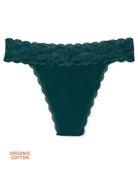 Joyja Lily period-proof panty in color Ponderosa Pine and shape thong