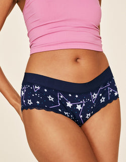 Joyja Olivia period-proof panty in color Seeing Stars C01 and shape hipster
