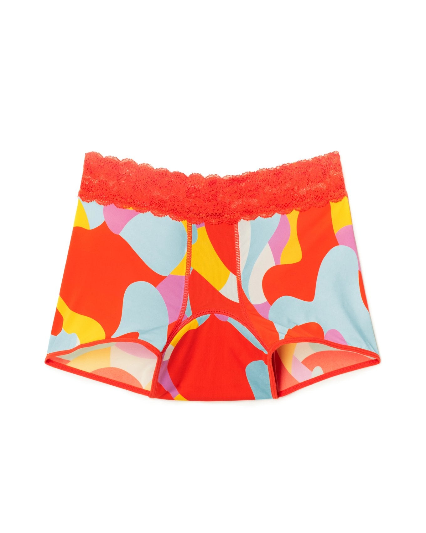 Joyja Emily period-proof panty in color Abstract Forms C02 and shape shortie