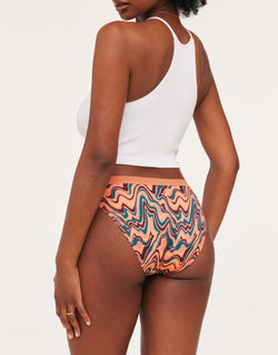 Joyja Katelin period-proof panty in color Feelin Groovy C04 and shape bikini